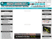 Tablet Screenshot of mountainbikebitz.com